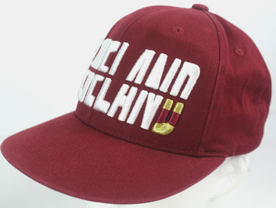 Cleveland KBETHOS Snapback Baseball Cap Hat Dark Red Adjustable Size