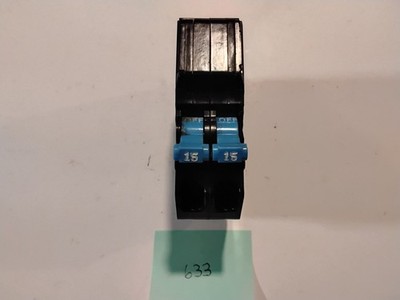 Murray Type MM MM1515 15 Amp 2 Pole Circuit Breaker 120/240VAC.              633