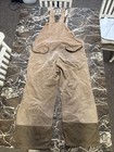 Carhartt Overalls Mens Bib Workwear Made in USA 44X30 — photo 9
