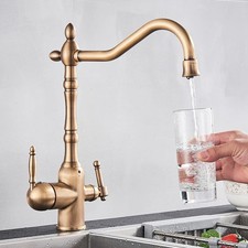 Miscelatore rubinetto cucina 3 vie Filtro 360° monocomando casa lavello ottone