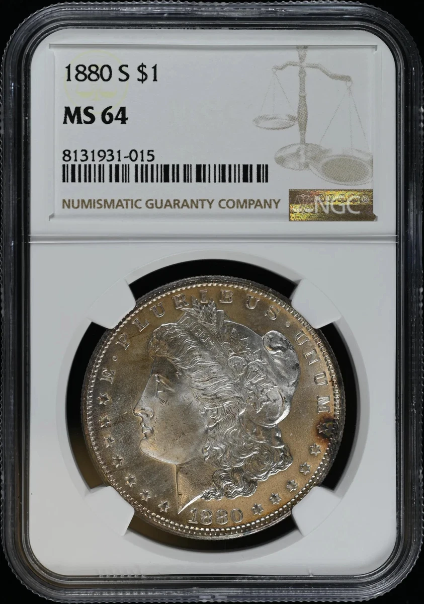 MS 64 Graded 1880 Year Morgan US Dollars (1878-1921) for sale | eBay