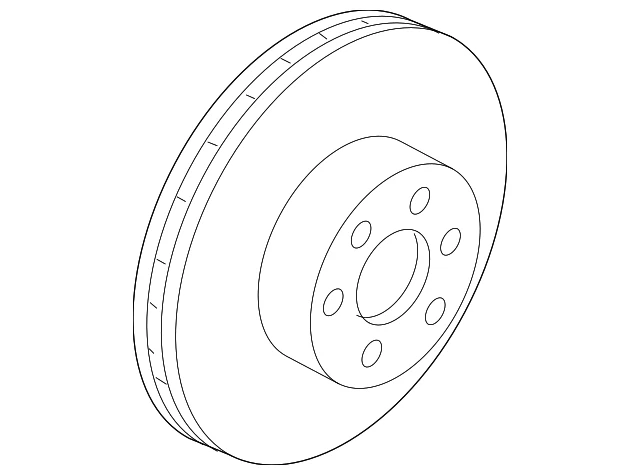 Rotor de freno de disco trasero genuino Nissan Rogue Juke Leaf D3206-8H70CNW Foto 2 de 4