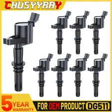 8-Pack Ignition Coils DG511 For 2005-2006 2007 2008 Ford F250 Super Duty 5.4L V8