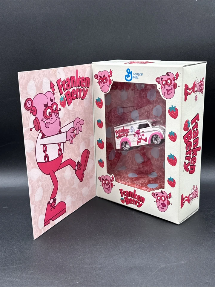 Новый 2011 Hot Wheels БЕЛАЯ МОЛОЧНАЯ ДОСТАВКА Franken Berry San Diego Comic Con SDCC - Изображение 2 из 4