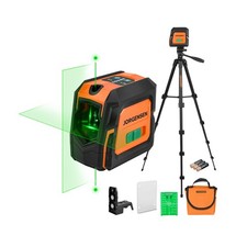 New JORGENSEN Laser Level with Tripod  2 Plumb Dots 100 FT Self Leveling Point