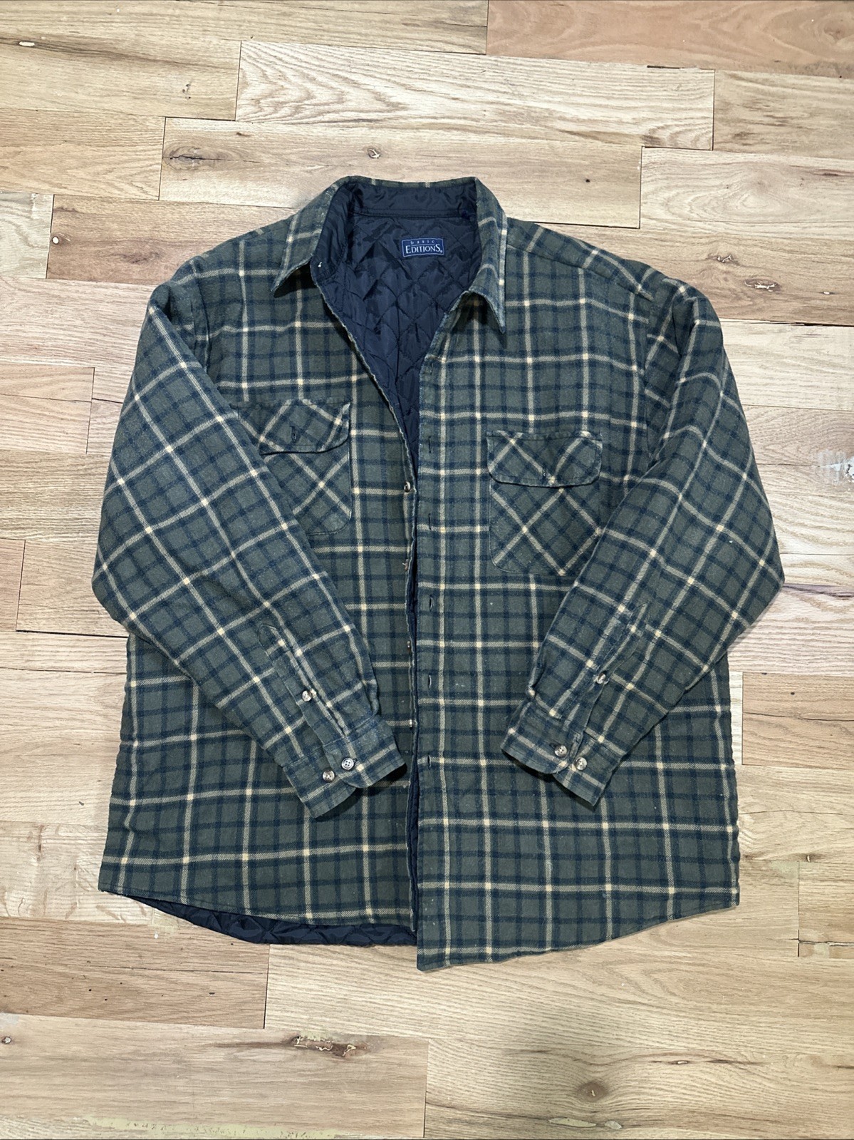 Basic Editions Men's Flannel Lined Coat Jacket Gr… - image 1