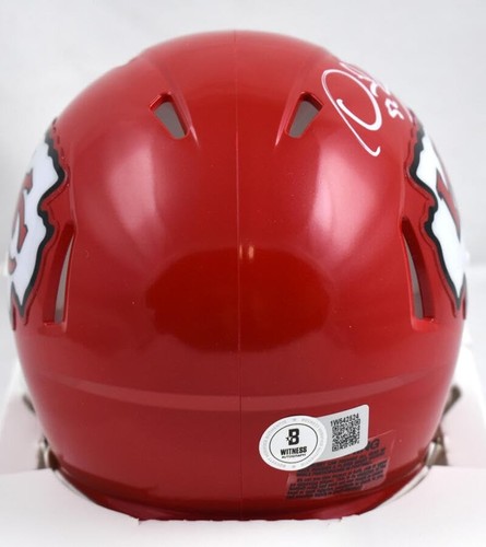 Derrick Johnson Autographed Kansas City Chiefs Speed Mini Helmet- Beckett W Holo - Picture 11 of 12
