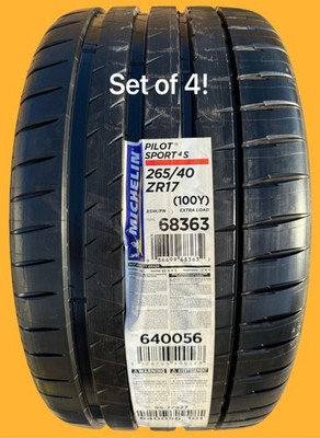 FOUR BRAND NEW 265/40ZR17 (100Y) Michelin Pilot Sport 4S PS4S