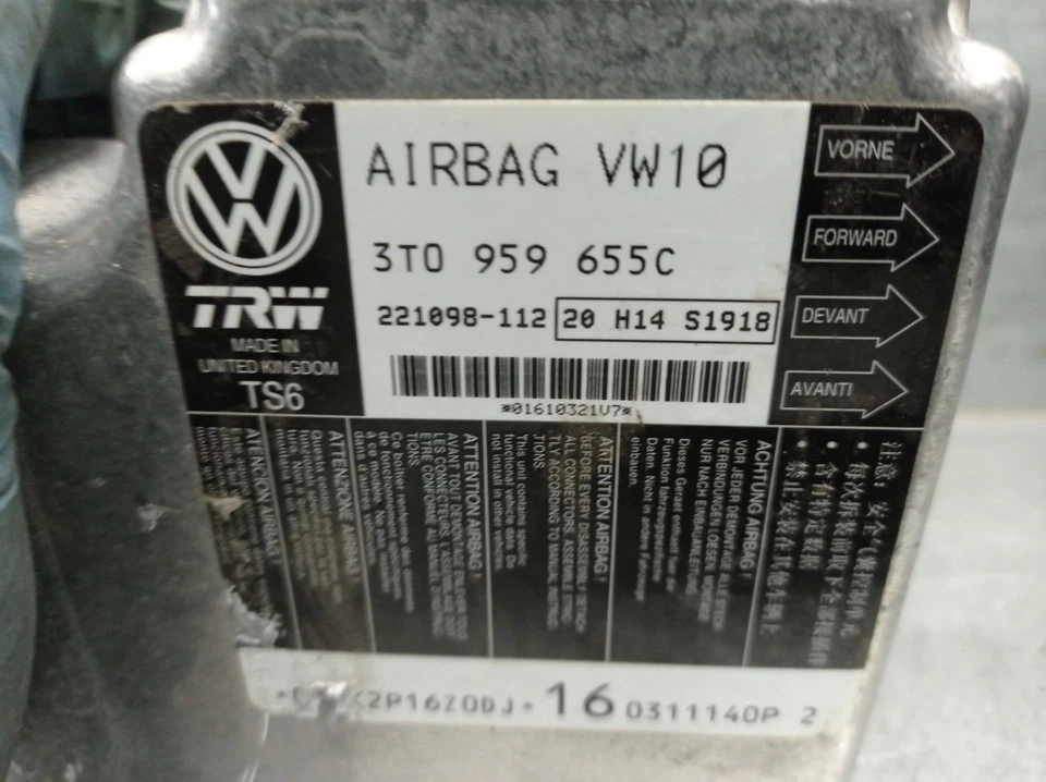 3T0959655C CENTRALINA / 221098112 TRW / 5377835 PER SKODA SUPERB II 3T4 2.0 T - Immagine 4 di 4