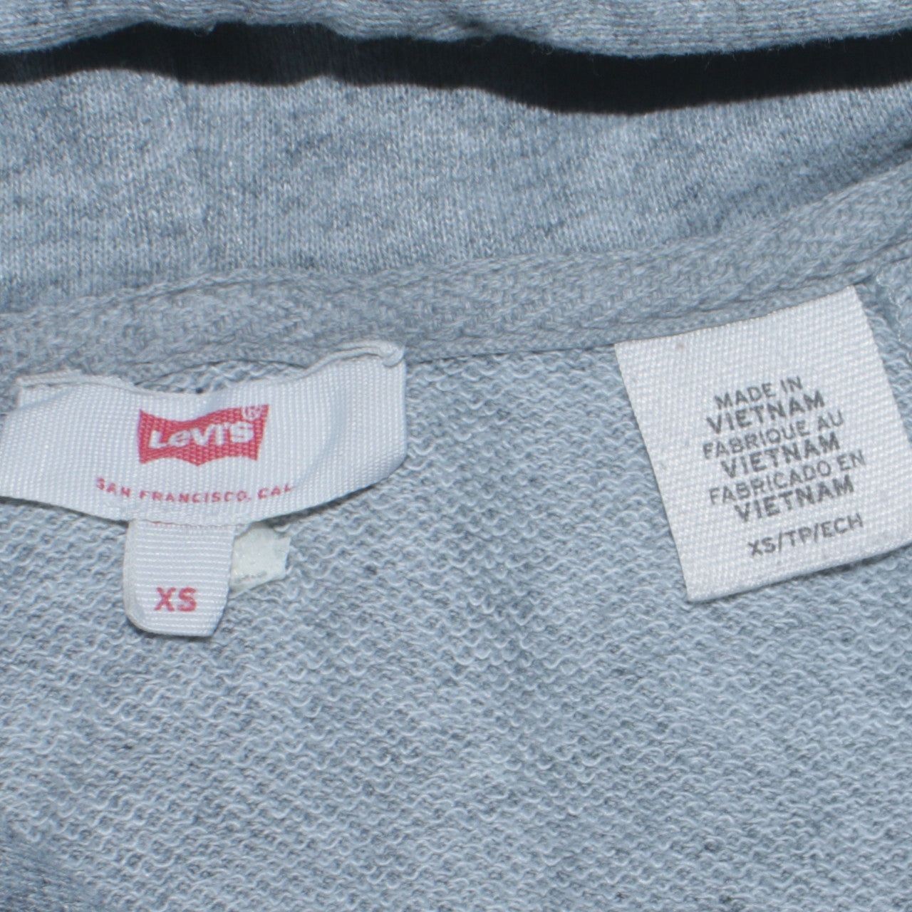Levi'S Grey Hoodie Mens Xs image 7