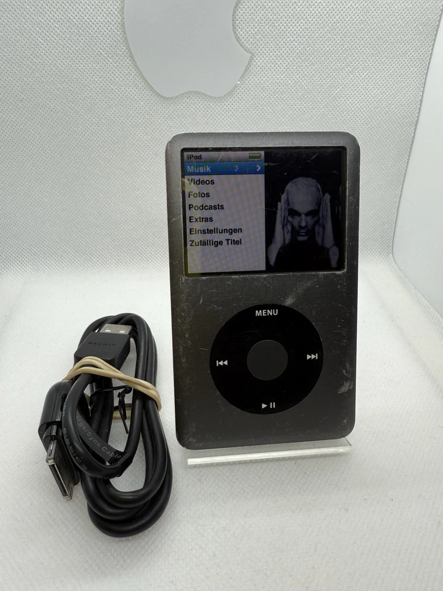 Apple iPod Classic 7. Generation Silber Grau 120GB gebrauchter Zustand #555