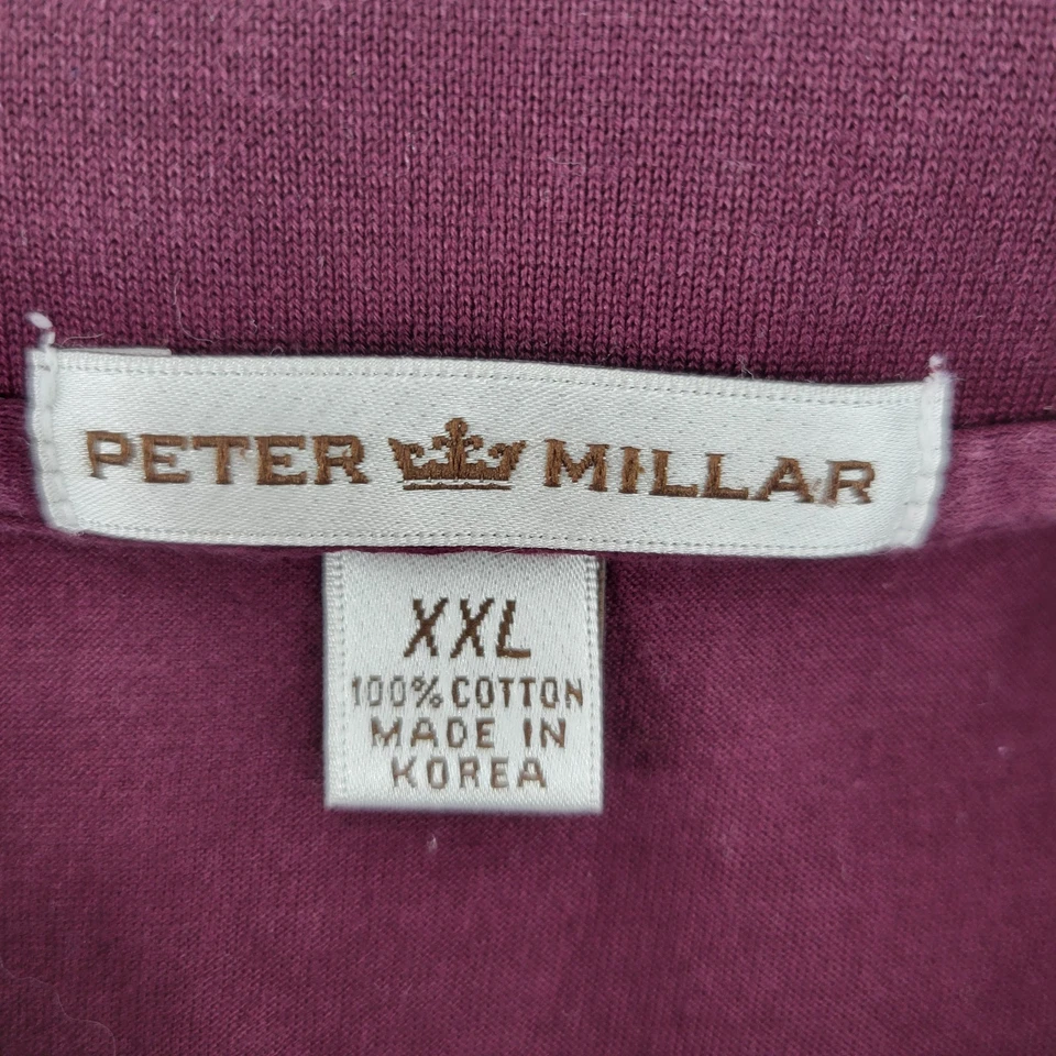 PETER MILLAR 2X Texas A&M Aggies Polo Logo Granate Golf Foto 2 de 4