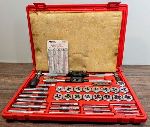 Vermont American Super Mechanics 40 Piece Taps And Dies Used 21720 (6040)