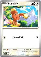 Buneary 083/131 Common Prismatic Evolutions Pokemon NM