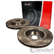 2X MAXGEAR BREMSSCHEBEIBEN 328mm BELÜFTET VORNE PASSEND FÜR LEXUS NX RX TOYOTA