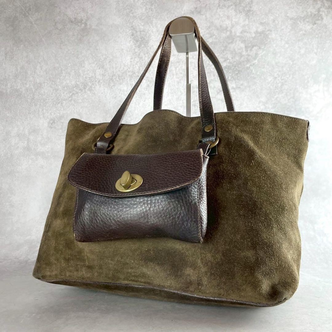 バッグ miumiu 90s Archive Canvas Duffel bag Miu Miu Archive Handbag Tote Shoulder Bag Suede Leather