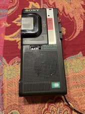 Sony M-19V Black Rechargeable Handheld Microcassette Voice Recorder For Parts