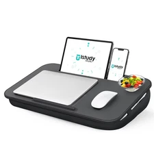 Lap Desk, Portable Laptop Stand with Washable Cushion, Fits up to 17 inch Lap