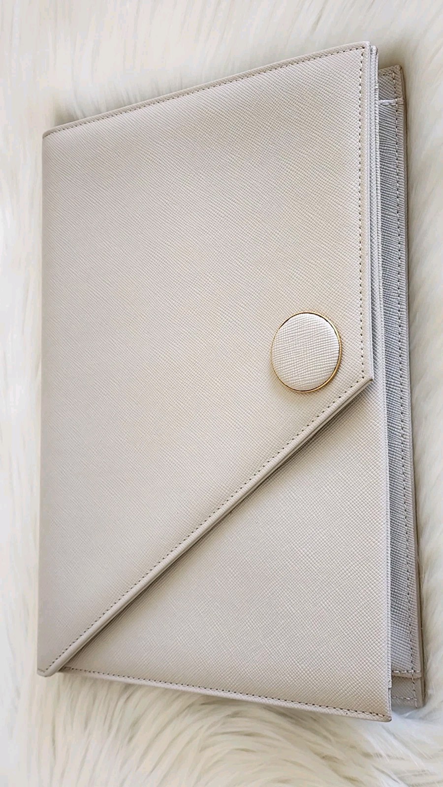 Borsa pochette Yves Saint Laurent vintage iconica crema YSL usata in ottime condizioni