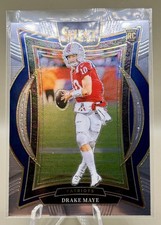 Drake Maye Rookie 2024 Panini Select Concourse Level New England Patriots