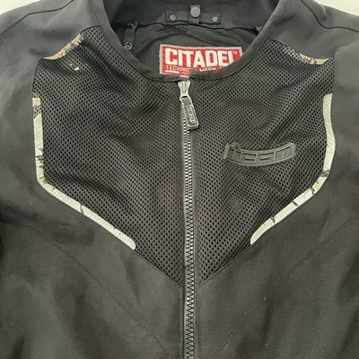 ICON Citadel Technical Mesh Motorcycle Jacket XL w/ D3O Armor