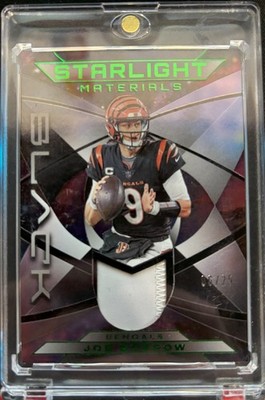 2024 NFL Black Joe Burrow Starlight Materials Emerald /25 Bengals
