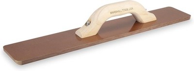 MARSHALLTOWN Resin Hand Float, 20 x 3-1/2 Inch, Wood Handle, Square End Laminate