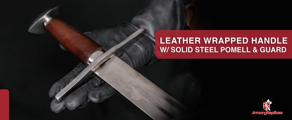 Conqueror 1066 Norman Arming Sword | Handcrafted Full Tang Medieval Knight Sword - Image 4 of 4