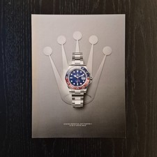 2020 Rolex GMT Master II Pepsi - Original AD Advertising Pubblicità