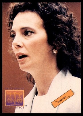 1994 INTERLINK MARCA CLARK ''IN PURSUIT OF JUSTICE'' #29