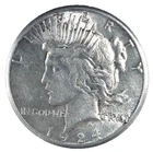 1924 S Peace Dollar XF-AU 90% Silver Coin # 448