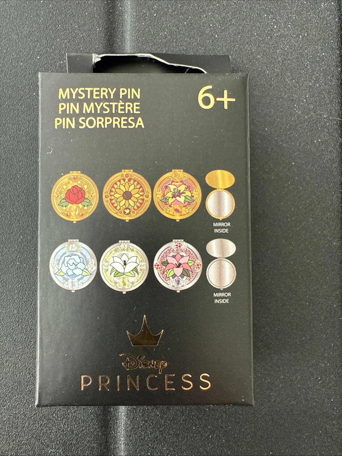 Loungefly Disney Princess Mystery Hinged Enamel Mirror Pin
