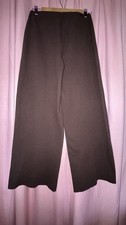 Zara brown wide leg pants in a M wideleg trousers
