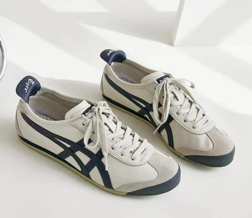 Onitsuka Tiger MEXICO 66 1183C102 200 BIRCH PEACOAT Casual Sneakers Unisex Size