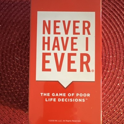 INI Never Have I Ever Party Card Game for Adults - Life Decisions Theme