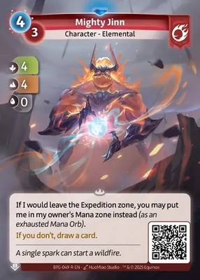 Altered Beyond The Gates Card #049-R Mighty Jinn - UNSCANNED