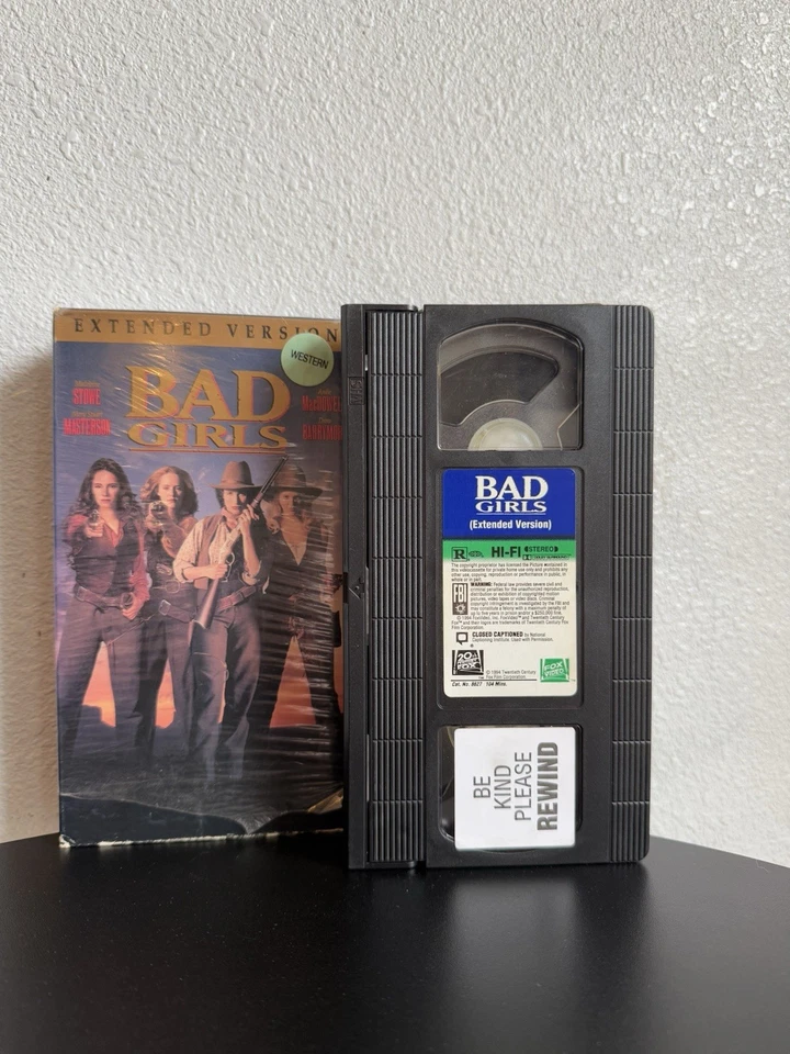 Bad Girls (VHS Extended Version) Mary Stuart Drew Barrymore 1994 - Image 2 of 4