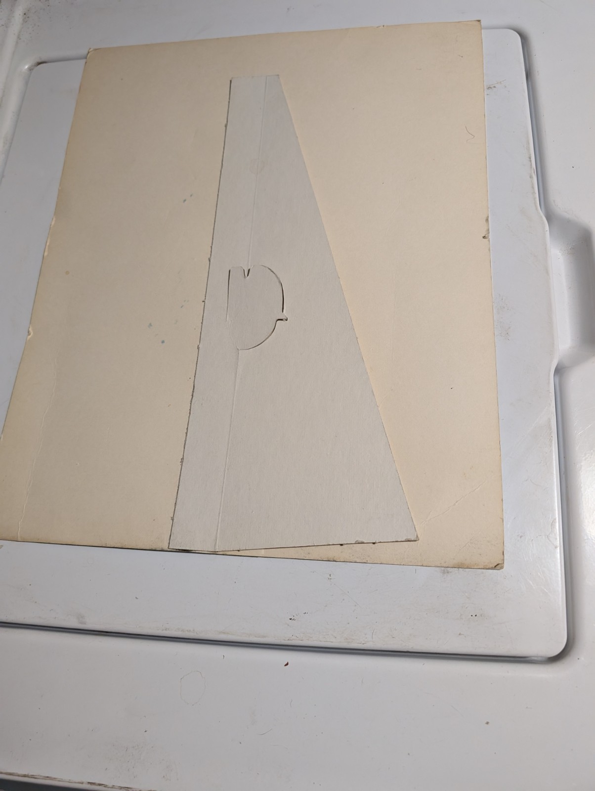 Vintage Hamm's Beer Cardboard Counter Sign Display W Bear Fishing 