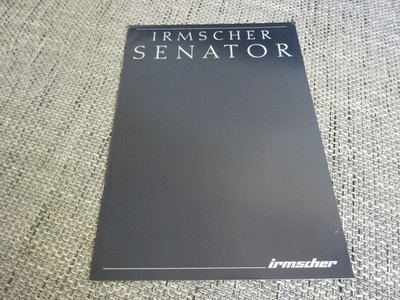 Irmscher Opel Senator B C40SE Prospekt Brochure 1990 Deutsch German
