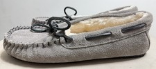 Sperry Trapper Mens Size 8 Gray Casual Classic Suede Moccasin Slippers Shoes