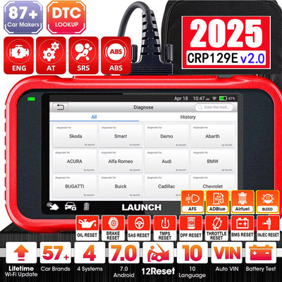 Launch CRP129E PRO Profi KFZ Diagnosegerät Auto OBD2 Scanner Fehler Auslesegerät