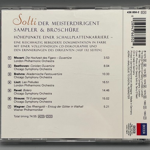 Klassik, Operette, Classic Musik CD/CDBOX Auswahl (Nur 1 mal Porto)+Multirabatt - Bild 457 von 538