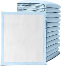 80 Disposable Incontinence Underpads 23x24 Large Quilted Bed Pads Pee Pads