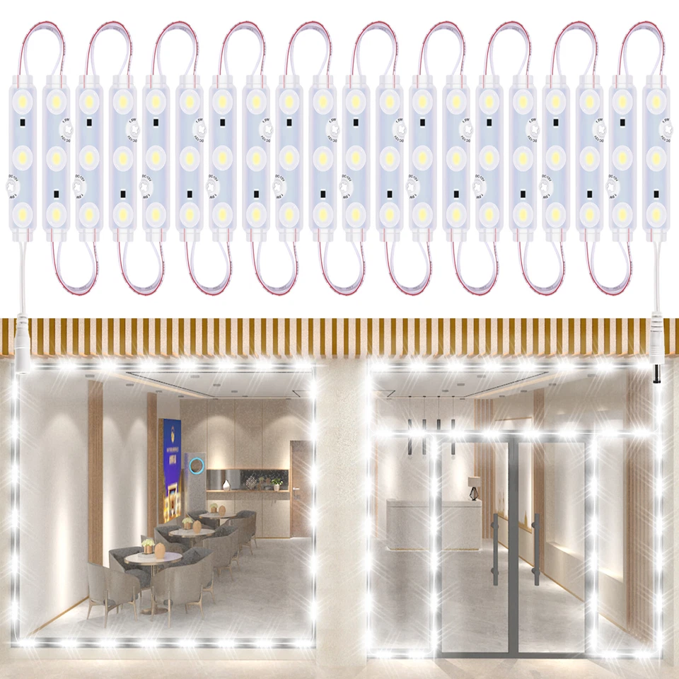 3m-30m 5730 Module Light Store Front Makeup Cabinet Decor Sign Lamp Waterproof - Image 2 of 4