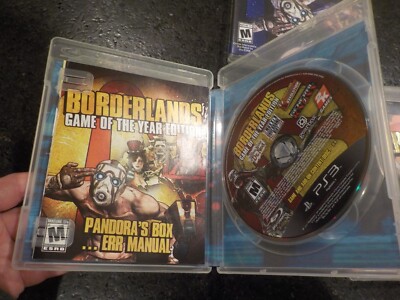 NEUF SCELLE PLAYSTATION 3 PS3 BORDERLANDS TRIPLE PACK THE PRE