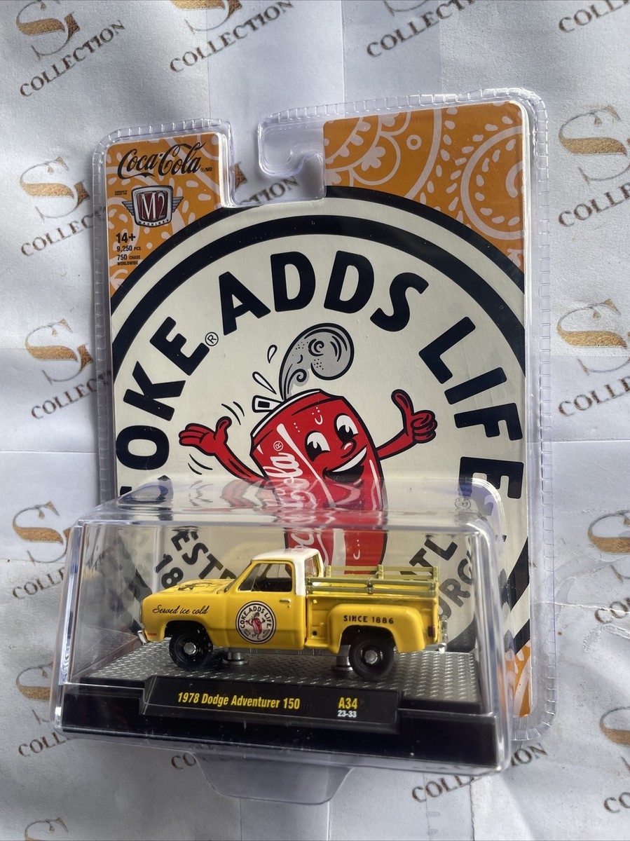 New Hot M2 Machines 1978 Dodge Adventurer 150 Coca-Cola