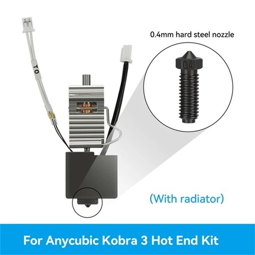 Hotend Kit für Anycubic Kobra 3 Hot End 0,4 mm Düse 3D Drucker Zubehör Posten - Bild 19 von 27
