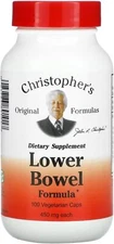 Dr. Christopher's Original Formulas Lower Bowel Formula Capsules, 100 Count