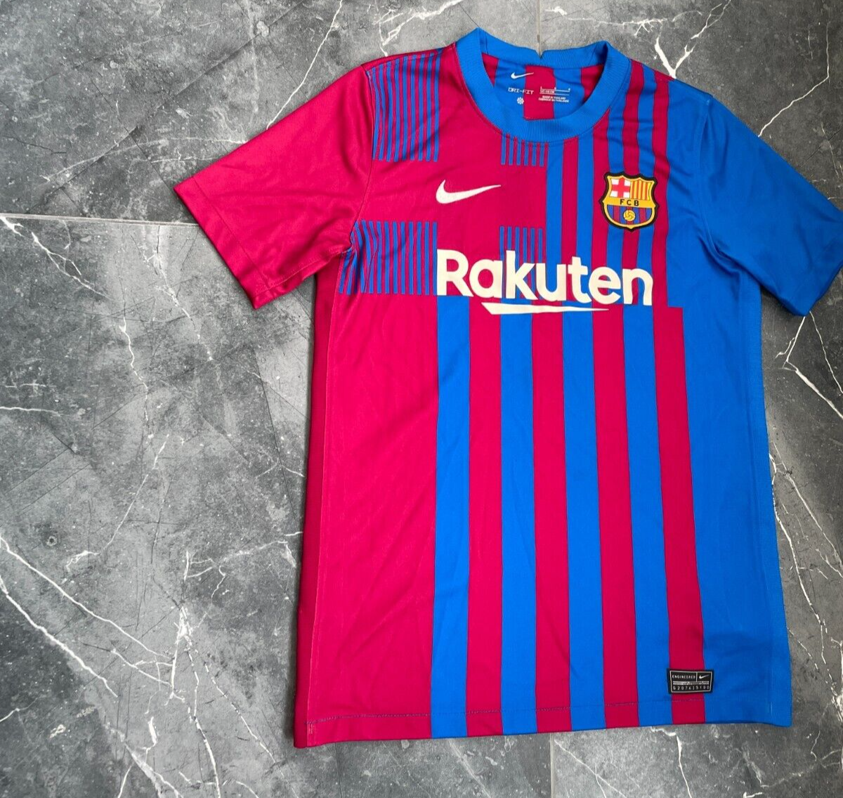 Barcelona 2021 2022 Home Shirt Football Soccer Jersey Nike Youth