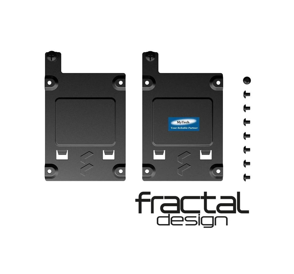 FRACTAL DESIGN SSD TRAY KIT/BRACKET-TYPE B(2 PACK)MOUNTING FRAME,BLACK,PACK OF 2 - Image 1 of 1